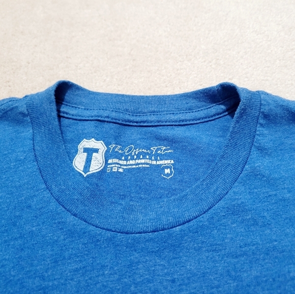 Trump 4 Time Indictment Champion 2024 T-Shirt 45 Felon Unisex Size Medium Blue - Picture 7 of 9